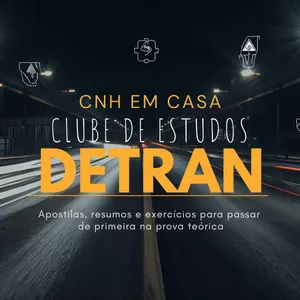 Imagem de capa para o Ebook Combo CNH em Casa – Preparação Completa DETRAN