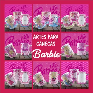 Imagem principal do produto Artes para canecas Barbie