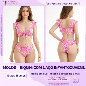 Imagem de capa para o Curso online Molde Biquíni com Laço Infantojuvenil 