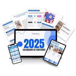 Imagen de portada para Curso online 2025 Calendario de Contenido