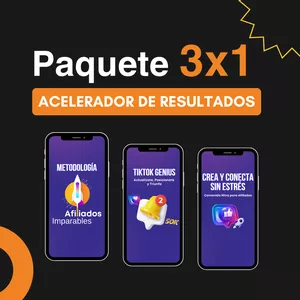 Imagen de portada para Curso online Pack 3x1 acelerador de resultados AFILIADOS IMPARABLES