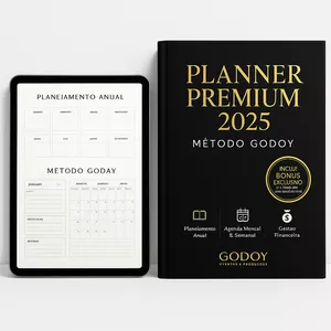 Imagem de capa para o Ebook Planner Premium 2025: Método Godoy para Alta Performance