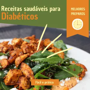 Imagem de capa para o Curso online 50 receitas saudáveis para diabéticos 