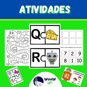 Imagem de capa para o Ebook + de 300 Atividades infantis variadas