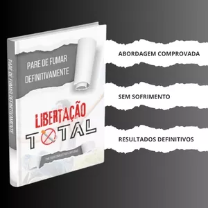 Imagem de capa para o Ebook Libertação Total:  Pare de Fumar Definitivamente - 3 Métodos Simples 100% naturais