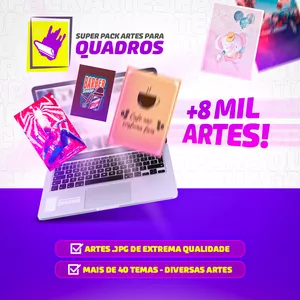 Imagem de capa para o Ebook Super Pack Artes para Quadros