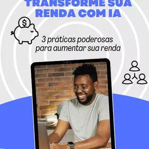 Imagem de capa para o Ebook Transforme sua renda com IA: E-book completo para iniciantes