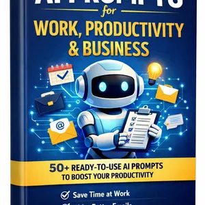 Cover image for Ebook AI PROMPTS FOR WORK &amp; BUSINESS