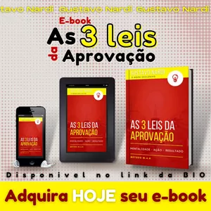Imagem de capa para o Ebook As 3 Leis da Aprovação em Provas e Concursos