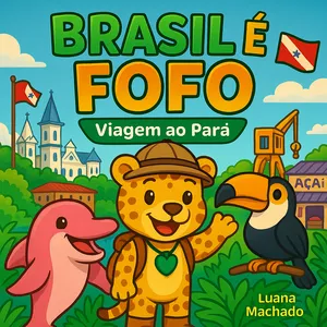 Imagem de capa para o Ebook "Brasil é Fofo – Viagem ao Pará"