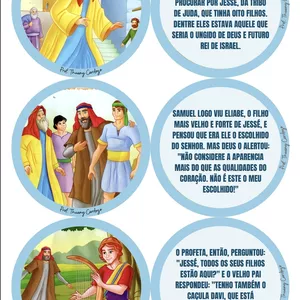 Imagem de capa para o Ebook Historia Bíblica do menino Davi