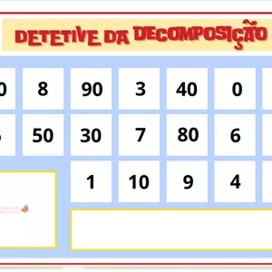 Imagem de capa para o Ebook Jogo: Detetive da Decomposição - unidades e dezenas