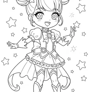 Imagen de portada para Ebook Chibi Girls Coloring Fun 
