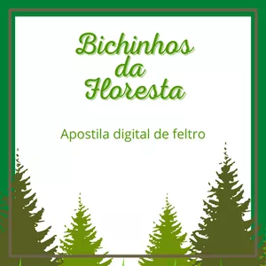 Imagem de capa para o Ebook Molde para feltro - Bichinhos da Floresta