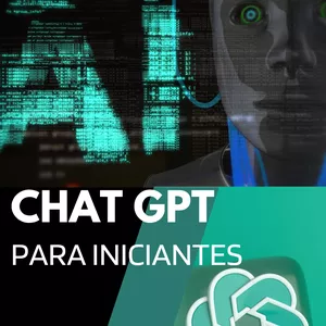 Imagem de capa para o Ebook Chat GPT para INICIANTES