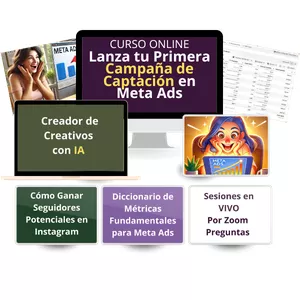 Imagen de portada para Curso online Lanza tu Primera Campaña de Captación en Meta Ads
