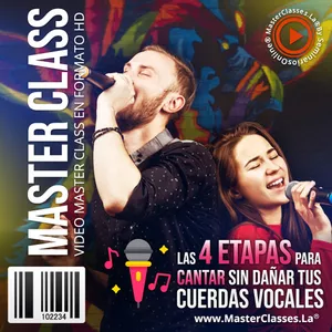 Imagen de portada para Curso online Las 4 Etapas para Cantar sin Dañar tus Cuerdas Vocales