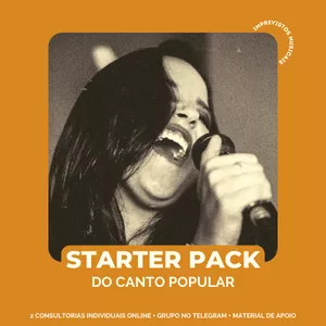 Imagem de capa para o Curso online Starter Pack do Canto Popular 