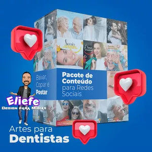 Imagem principal do produto 200 Artes para Dentistas no Canva