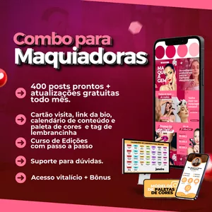 Imagem de Combo para Maquiadoras criado por Isa Pacheco @isapachecoreal na hotmart
