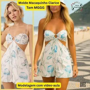 Imagem de capa para o Curso online Molde Macaquinho Clarice