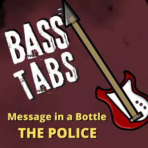 Imagem de capa para o Ebook "Message in a Bottle" – The Police - Tablatura de contrabaixo 