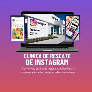 Imagen de portada para Curso online Clínica de Rescate  para Instagram