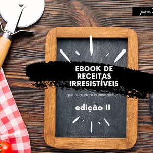 Imagem de capa para o Curso online RECEITAS IRRESISTÍVEIS 2 - Que te ajudam a emagrecer