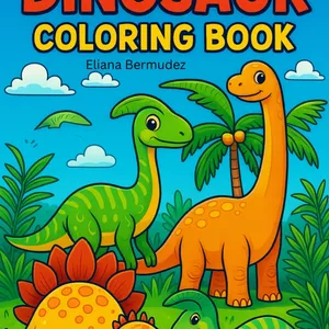 Cover image for Ebook Coloring Book dinosaurs 