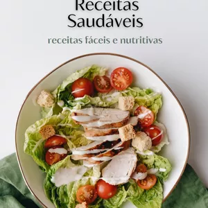 Imagem de capa para o Ebook 10 Receitas saudáveis 