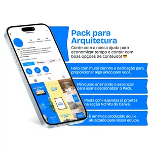 Imagem de capa para o Curso online Pack Canva - Arquitetura