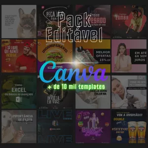 Imagem do curso Pack Editável Canva
