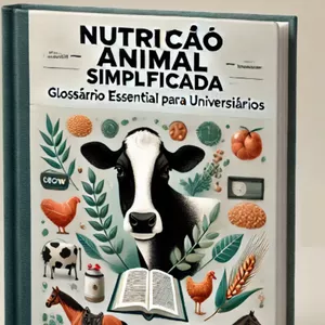 Imagem de capa para o Ebook Nutrição Animal Simplificada: Glossário Essencial para Universitários