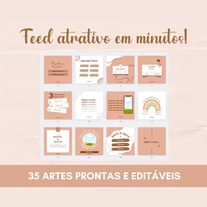 Imagem de capa para o Curso online PACK FEED ATRATIVO EM MINUTOS