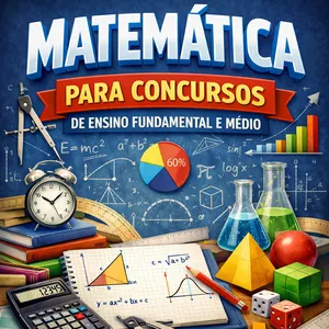 Imagem de APOSTILA DE MATEMÁTICA PARA ENEM E CONCURSOS PARA O ENSINO FUNDAMENTAL E MÉDIO criado por EDU GEO 360º GRAUS na hotmart
