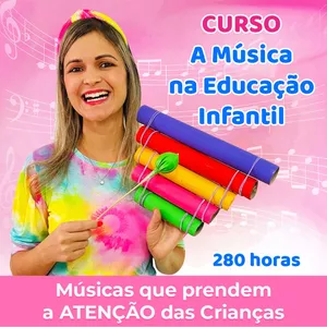 Imagem principal do produto Curso A Música na Educação Infantil  - Com Bônus e Certificado (De R$ 297,00 por R$ 147,90)