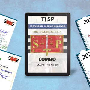 Imagem de capa para o Ebook MAPAS MENTAIS TJSP 2024 