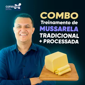 Imagem de capa para o Curso online Treinamento de Mussarela (Tradicional + Processada)