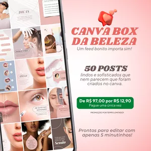 Imagem de capa para o Ebook Canva Box da Beleza