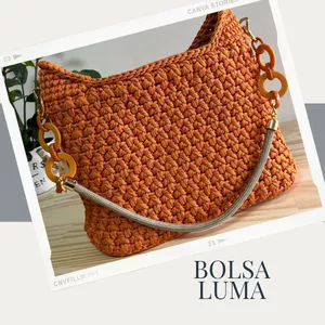Bolsa Luma - Curso de Crochê