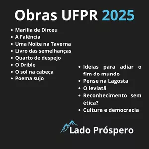 Imagem de capa para o Ebook Resumo Obras Literárias e Filosóficas UFPR 2025