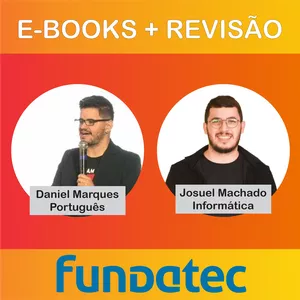 Imagem de capa para o Curso online REVISÃO + EBOOKS - Banca Fundatec: Português e Informática