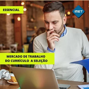 Imagem de capa para o Curso online  MERCADO DE TRABALHO:  DO CURRÍCULO A SELEÇÃO