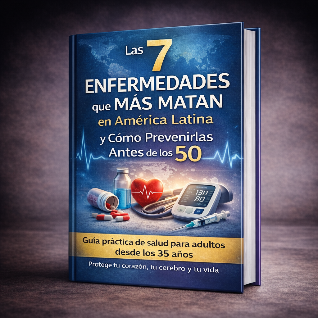 Las 7 Enfermedades que Más Matan en América Latina y Cómo Prevenirlas Antes de los 50. + Bono exclusivo de regalo para los primeros 10 compradores. 🎁