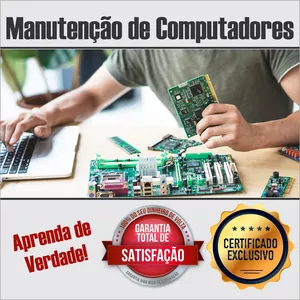 Imagem de capa para o Curso online Manutenção de Computadores