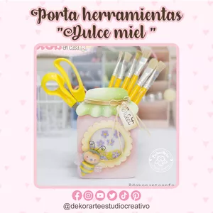 Imagen de portada para Curso online PORTA HERRAMIENTAS DULCE MIEL (FOAMY)