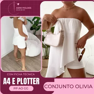 Imagem de capa para o Curso online CONJUNTO OLIVIA - Molde em PDF