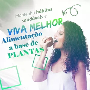 Imagem de capa para o Ebook E-Book Alimentação baseada em plantas + Bônus E-Book Defendendo um estilo de vida vegetariano