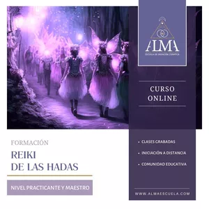 Imagen de portada para Curso online REIKI DE LAS HADAS - NIVEL PRACTICANTE Y MAESTRO