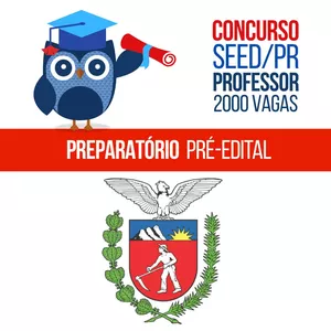 Imagem de capa para o Curso online SEED Paraná - Online - Preparatório Pré-Edital Concurso Educação - Turma 06